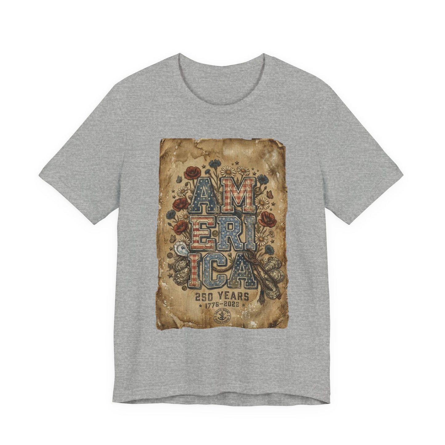 Vintage Americana America Tee | 4th of July, Stars & Florals
