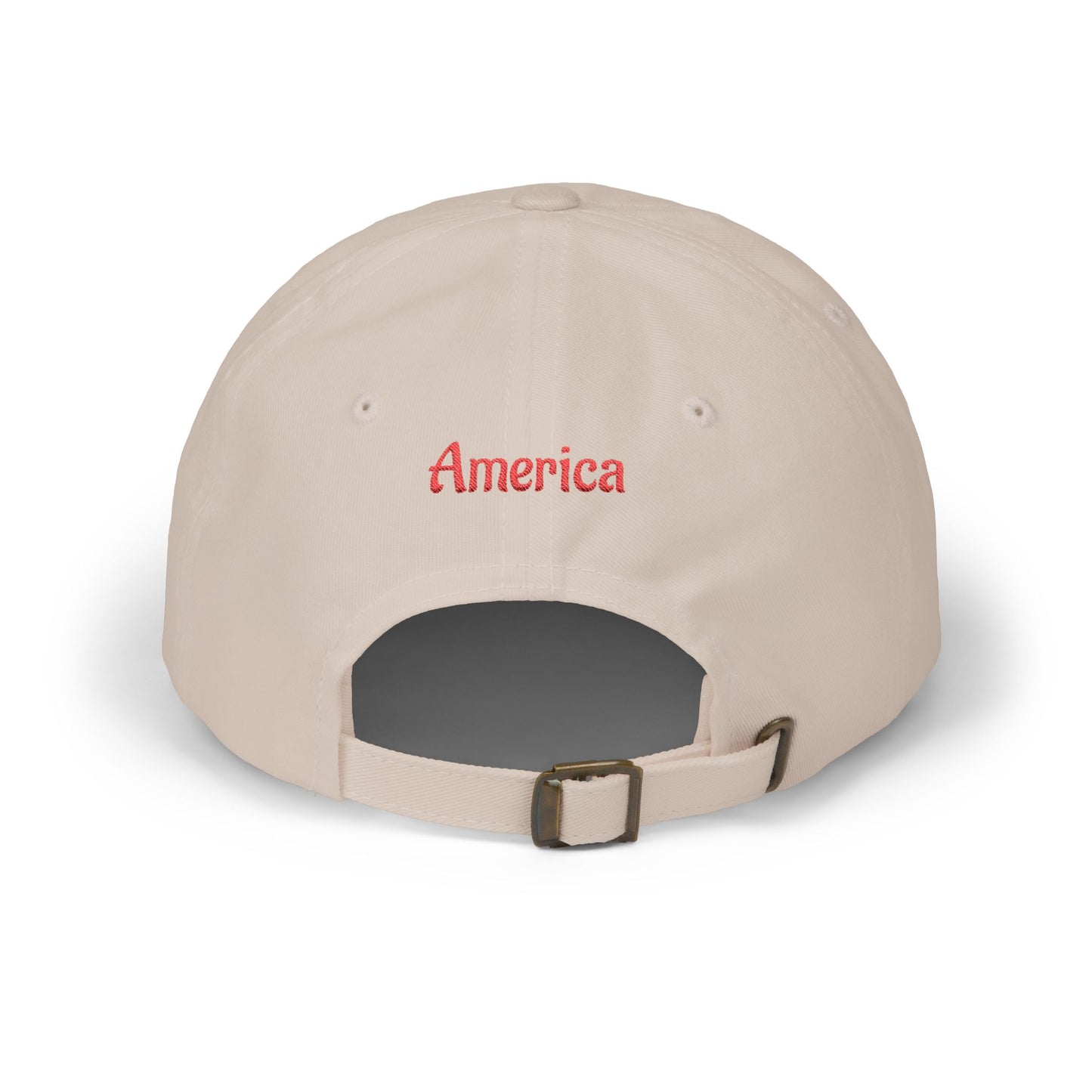 Patriotic 'Celebrating Independence' Dad Cap — Embroidered USA Flag "America" Hat