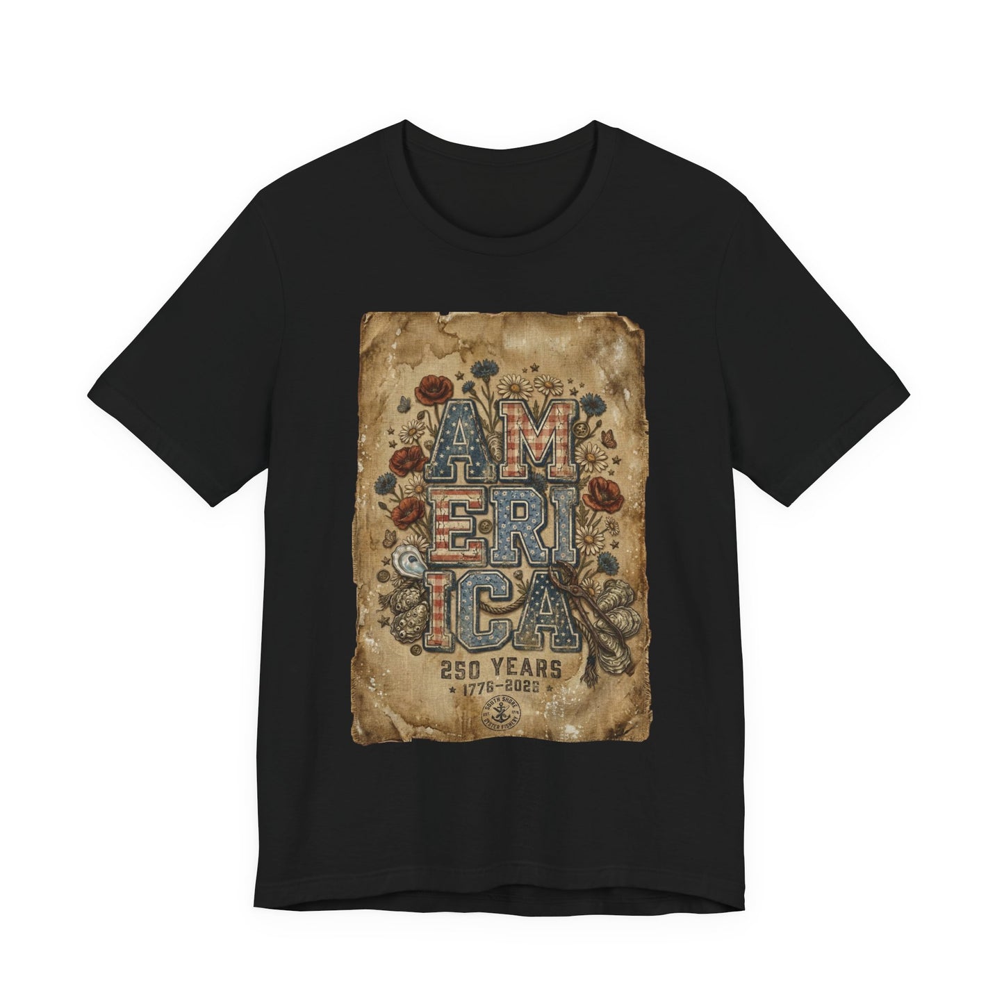 Vintage Americana America Tee | 4th of July, Stars & Florals