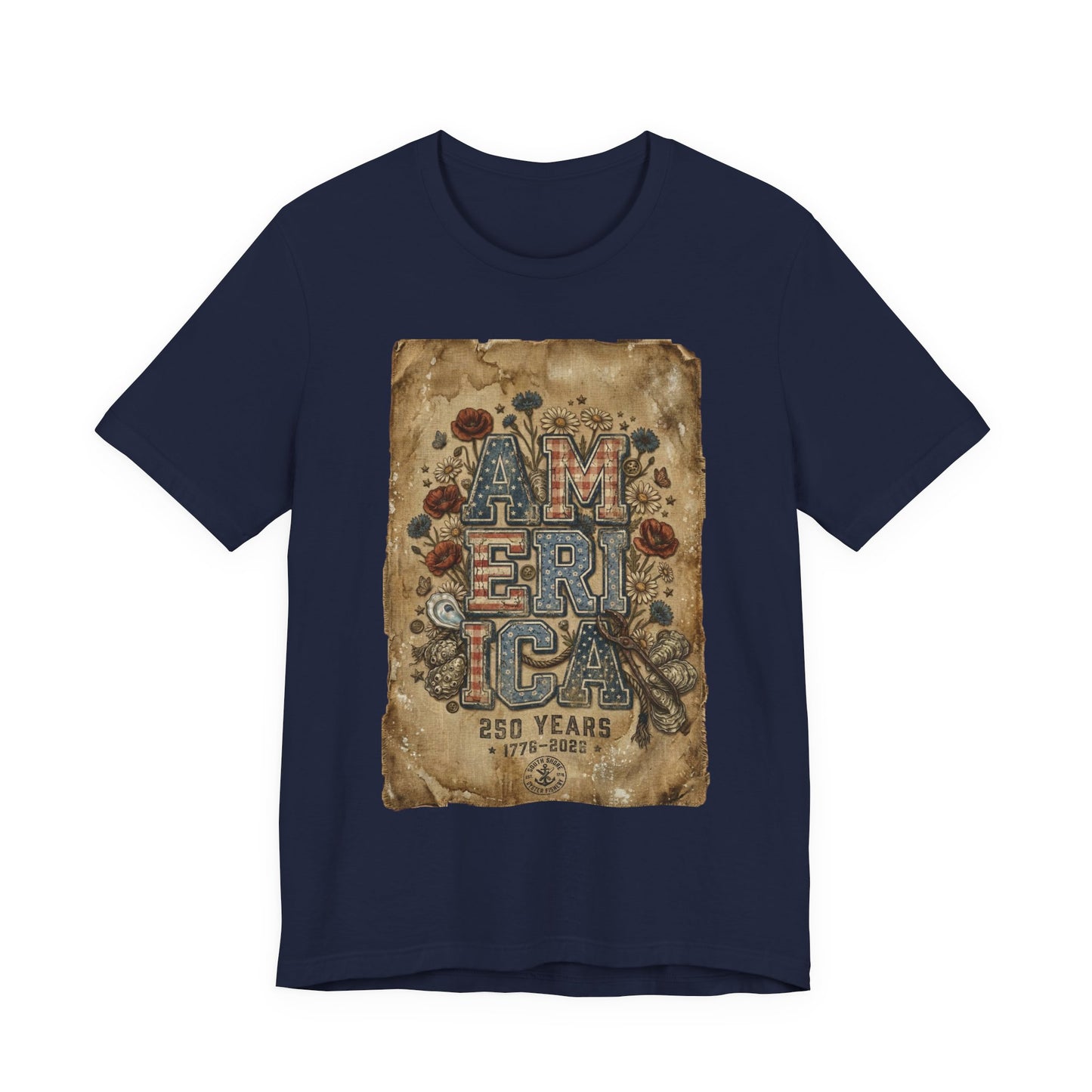 Vintage Americana America Tee | 4th of July, Stars & Florals
