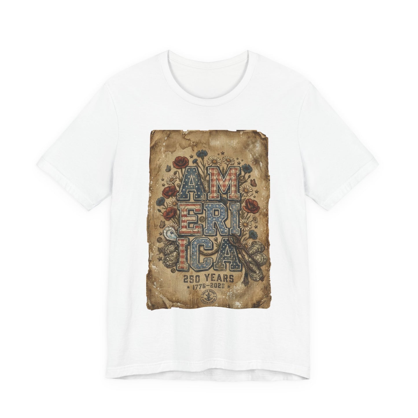 Vintage Americana America Tee | 4th of July, Stars & Florals