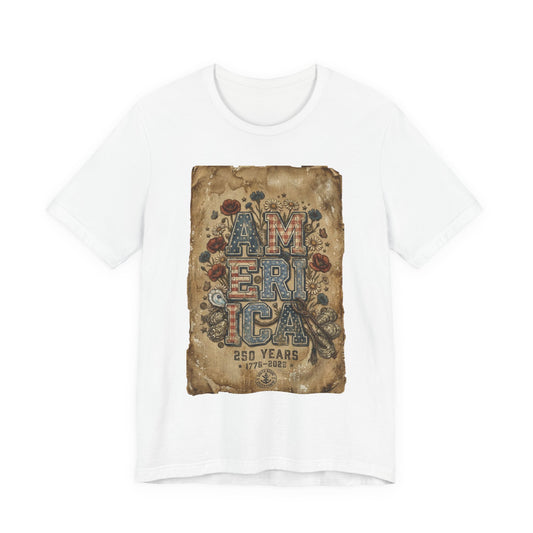 Vintage Americana America Tee | 4th of July, Stars & Florals