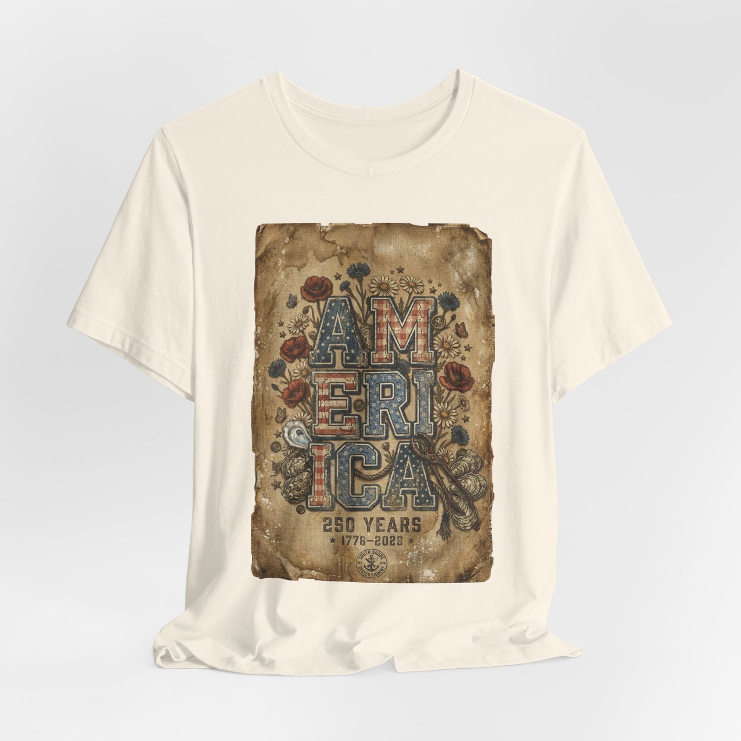 Vintage Americana America Tee | 4th of July, Stars & Florals