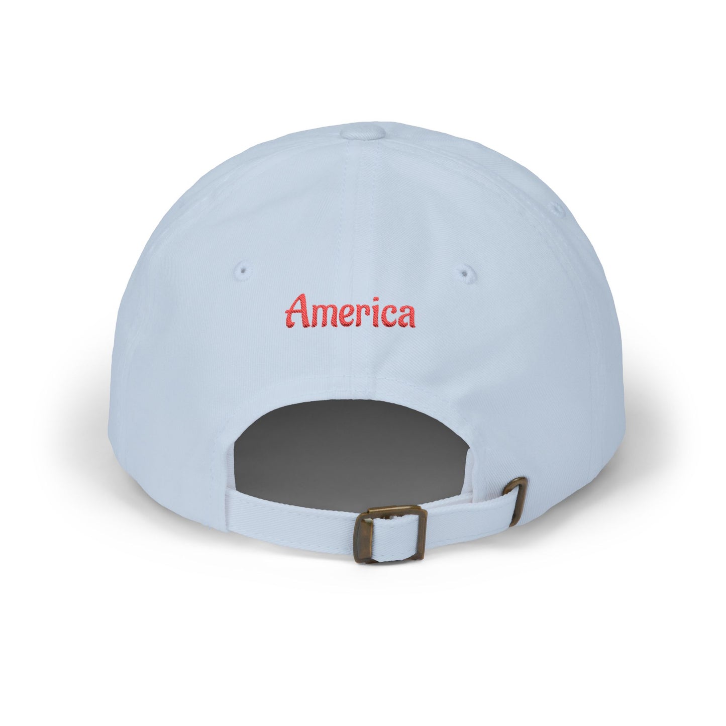 Patriotic 'Celebrating Independence' Dad Cap — Embroidered USA Flag "America" Hat