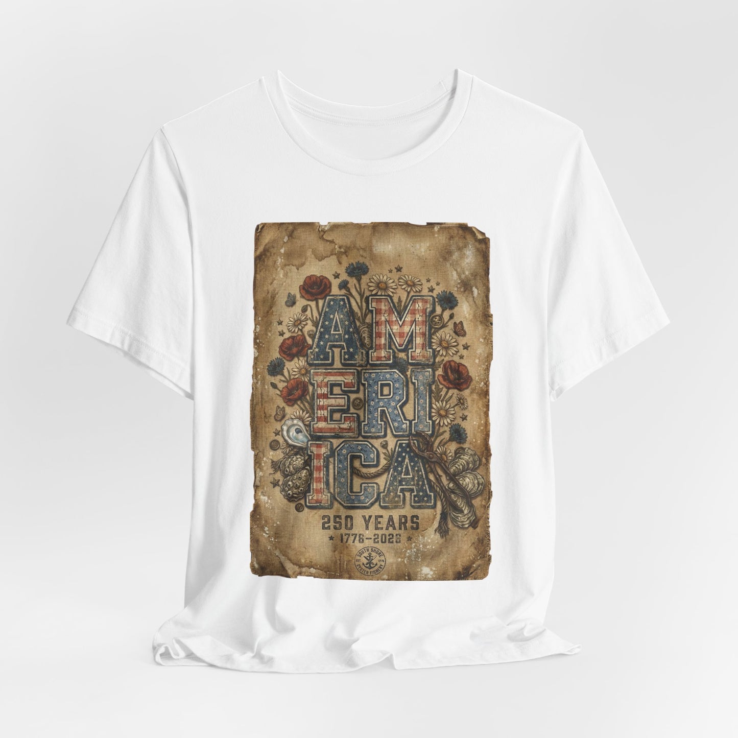 Vintage Americana America Tee | 4th of July, Stars & Florals