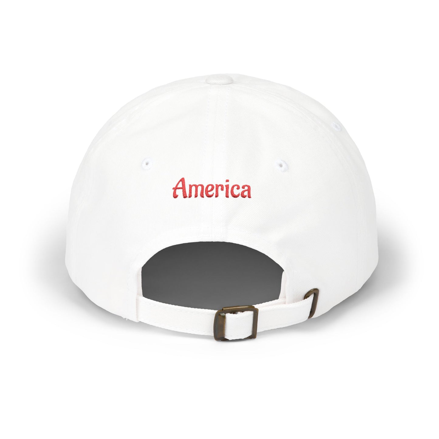 Patriotic 'Celebrating Independence' Dad Cap — Embroidered USA Flag "America" Hat