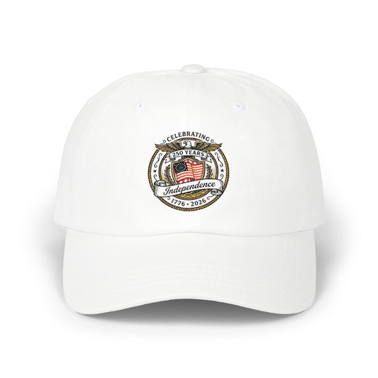 Patriotic 'Celebrating Independence' Dad Cap — Embroidered USA Flag "America" Hat