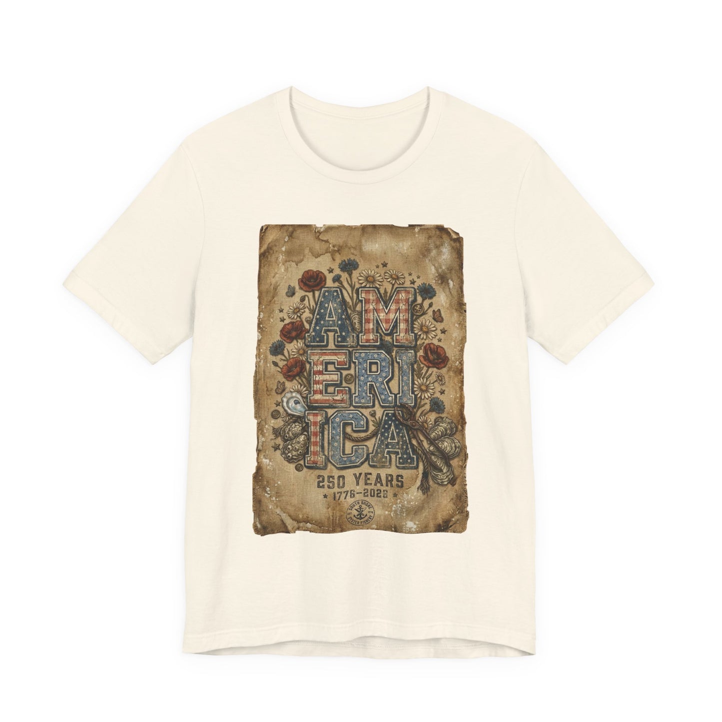 Vintage Americana America Tee | 4th of July, Stars & Florals